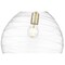 Z-Lite Bon Air Pendant, 1-Light, 13 In.W x 17.5 In.H, Modern Gold/Clear 496P13-MGLD - alternate 3